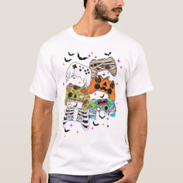 Camiseta para juegos de Halloween con controlador