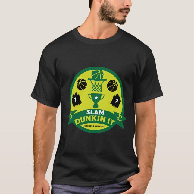 Camiseta para jugadores de baloncesto en silla de  (Anverso)