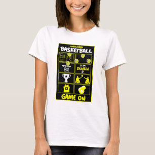 Camiseta para jugadores de baloncesto en silla de 