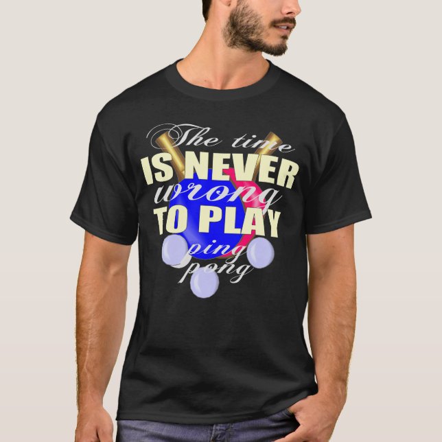 Camiseta Para jugar al ping pong (Anverso)