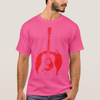 Camiseta Para la acústica de los fans de la música guitaria