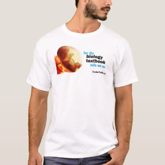 Camiseta Para la biología el libro de texto me dice tan…