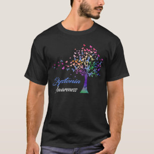 Camiseta para la conciencia de la distonía en el á