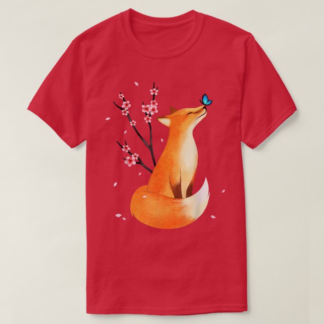 Camiseta Para la cosecha japonesa de flores de cerezo (Diseño del anverso)