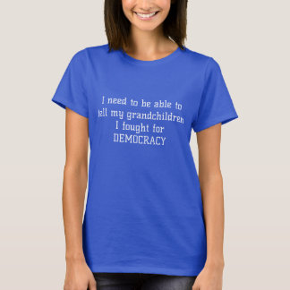 Camiseta para la democracia