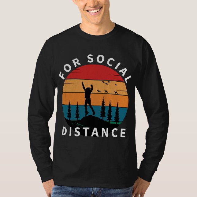 CAMISETA PARA LA DISTANCIA SOCIAL CAMINO NATURAL (Anverso)