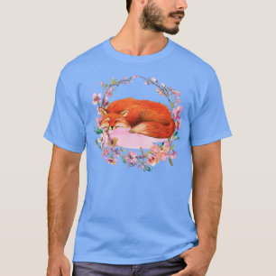 Camiseta Para la flor de cerezo japonesa Wreath