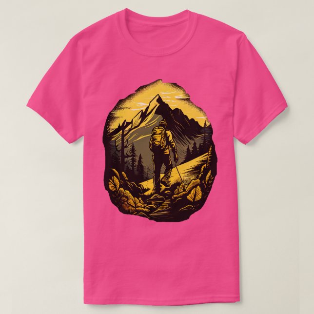 Camiseta para la gente que ama la naturaleza de la (Diseño del anverso)
