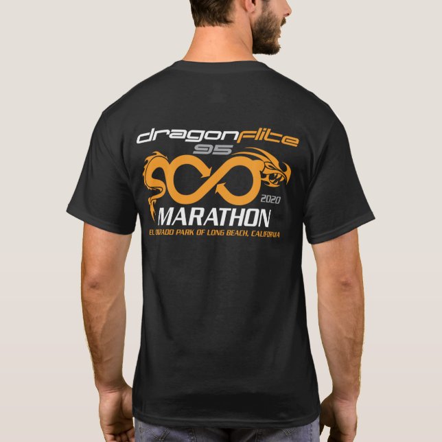 Camiseta para la maratón DragonFlite 95 2020  (Reverso)