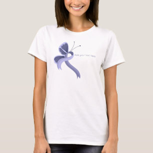 Camiseta para la mariposa de la cinta de sensibili