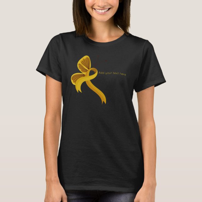 Camiseta para la mariposa de la cinta para la toma (Anverso)