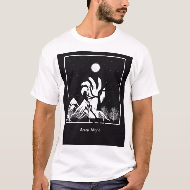 Camiseta Para La Noche Aterradora (Anverso)