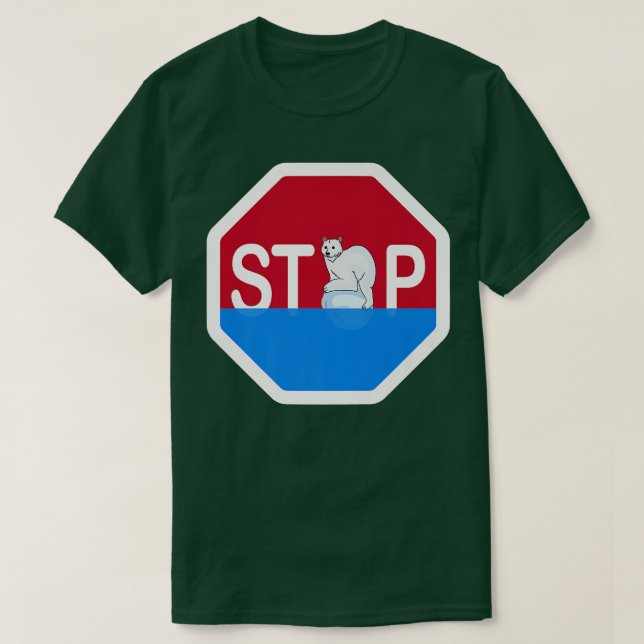 Camiseta Para la protección contra el cambio climático (Diseño del anverso)