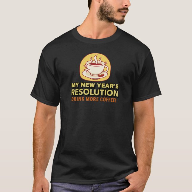 Camiseta para la resolución de Año Nuevo más diver (Anverso)