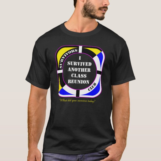 Camiseta para la supervivencia del personalizable (Anverso)