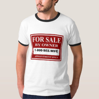 Camiseta Para la venta del dueño - 1-800-SEE-WIFE