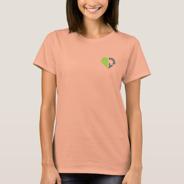 Camiseta para las damas quemadas (fechada) (Anverso)
