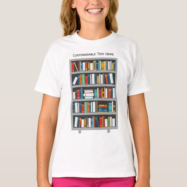 Camiseta para lectores - Bibliófilo (Anverso)