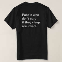 Camiseta para los amantes
