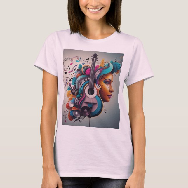 Camiseta para los amantes de la música (Anverso)