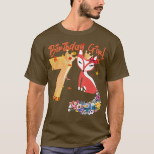 Camiseta Para Los Amantes De Los Animales 6 Años Chica De C