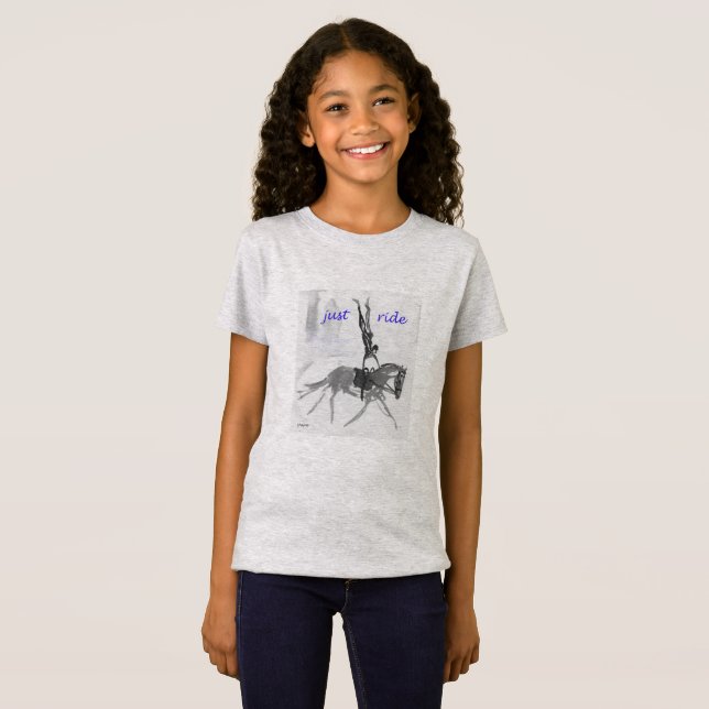 Camiseta para los amantes del caballo (Anverso completo)