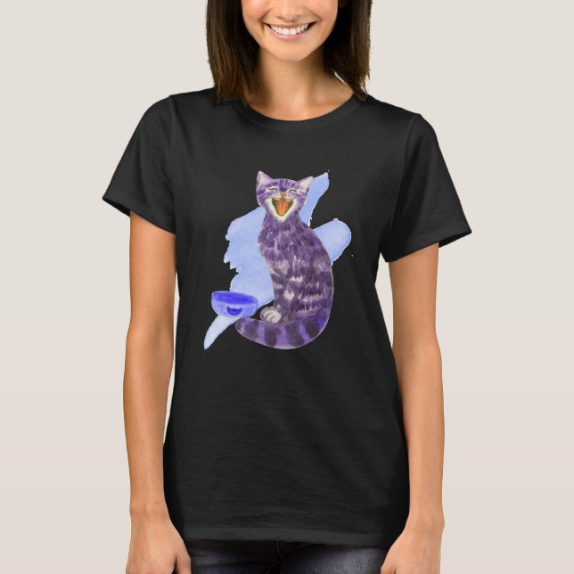 Camiseta para los amantes del gato (Anverso)