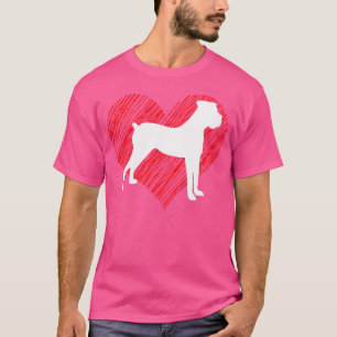 Camiseta Para los amantes del perro de Boxer me encanta el