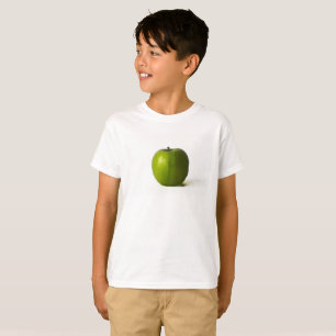 Camiseta para los chicos de la manzana verde