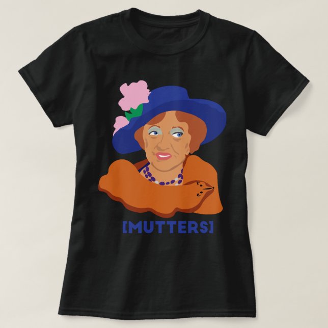 Camiseta Para Los Hombres, Las Mujeres Tía Clara Mutters Im (Diseño del anverso)