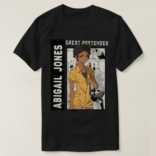 Camiseta Para los hombres mujeres Abigail Jones, gran anime (Diseño del anverso)