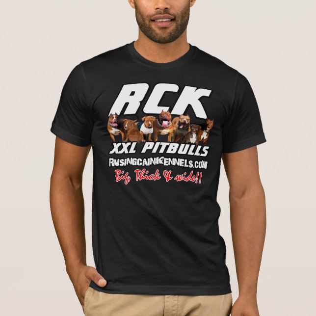 CAMISETA PARA LOS HOMBRES, ROPA DE PITBULL DE S (Anverso)