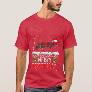 Camiseta Para los Navidades de Santa Lucía Rojo Pajama Xmas