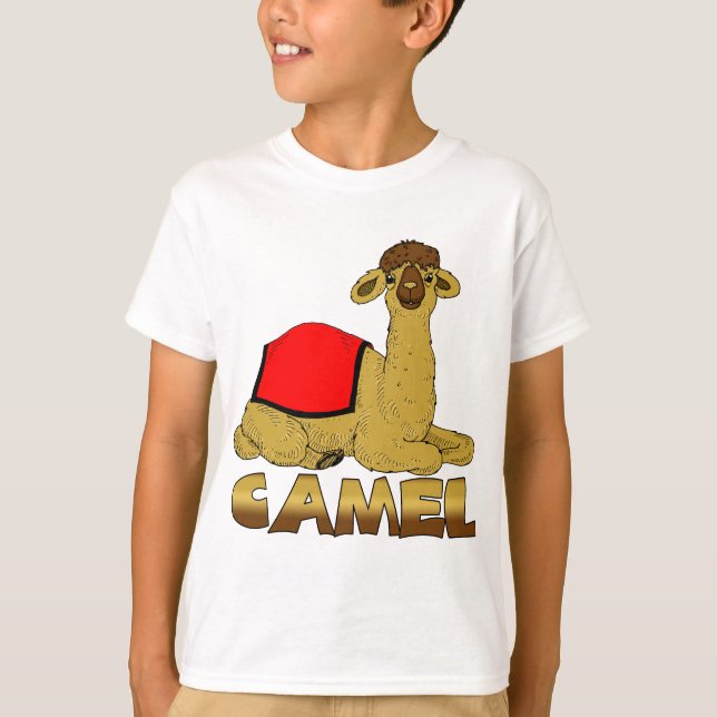 Camiseta para los niños - camello del camello del (Anverso)