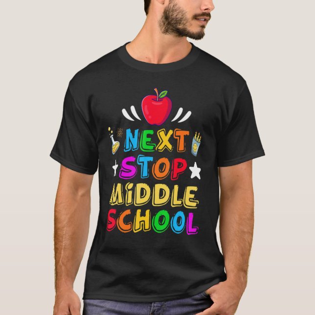Camiseta Para los niños, siguiente parada de graduación de  (Anverso)
