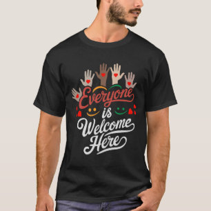 Camiseta para maestros de Idaho: Todos son bienven
