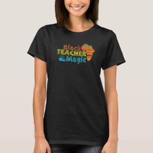 Camiseta Para Maestros Magia de Profesores Negros Historia