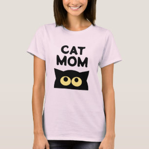 Camiseta para mamá de gato para mujeres