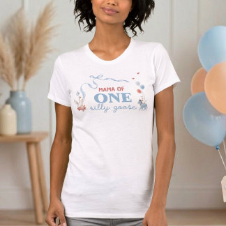 Camiseta para mamá de Un Ganso Tonto en su 1er Cum