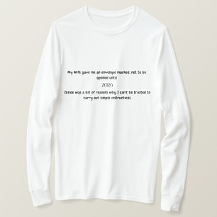 Camiseta para marido