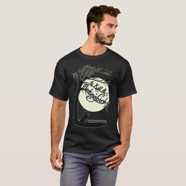 Camiseta Para matar al pájaro que imita de A (Anverso completo)