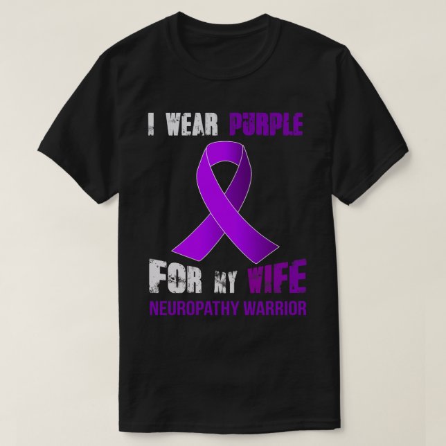 Camiseta Para mi esposa NEUROPATHY WARRIOR (Diseño del anverso)
