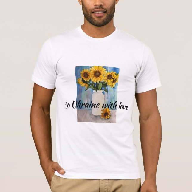 Camiseta para mostrar apoyo al pueblo de Ucrania (Anverso)