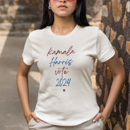 Camiseta para mostrar que votaron por Kamala Harri