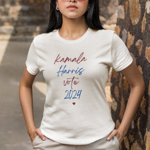 Camiseta para mostrar que votaron por Kamala Harri