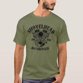Camiseta para motociclistas Shovelhead 1966 - 1984