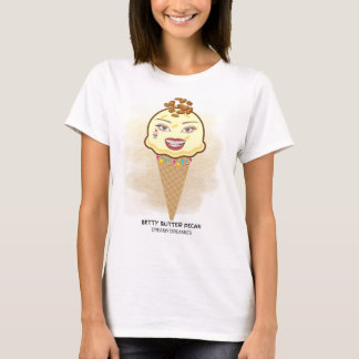 Camiseta para mujer BettyButter Pecan Creamy Dream
