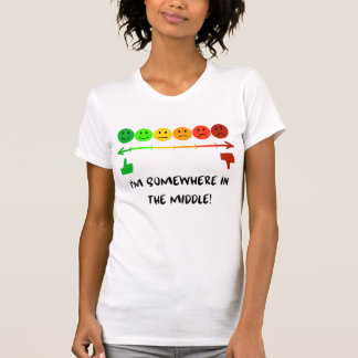 Camiseta para Mujer Blanca - Estados de Ánimo