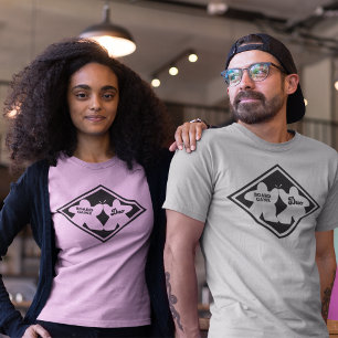 Camiseta para Mujer Board Game Duo Marco Negro