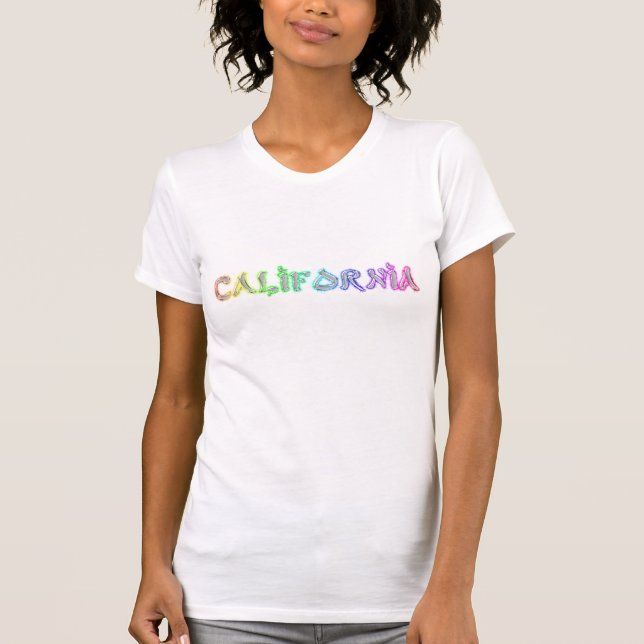 Camiseta para mujer Cali California (Anverso)